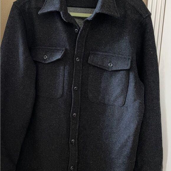 Taylor Stitch Maritime Wool Blend Dark Gray Substantial Shirt Jacket Size 44(XL) - Picture 16 of 16